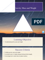 Space L2 Investigating Gravity Mass and Weight PowerPoint