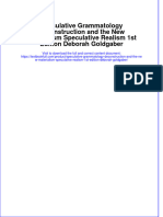 Full Chapter Speculative Grammatology Deconstruction and The New Materialism Speculative Realism 1St Edition Deborah Goldgaber PDF