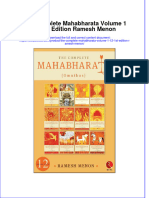 PDF The Complete Mahabharata Volume 1 12 1St Edition Ramesh Menon Ebook Full Chapter