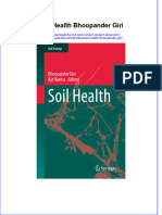 Full Chapter Soil Health Bhoopander Giri PDF