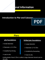 Piers and Cassions