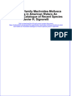 PDF The Superfamily Mactroidea Mollusca Bivalvia in American Waters An Illustrated Catalogue of Recent Species Javier H Signorelli Ebook Full Chapter