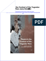 Textbook Theatre in The Context of The Yugoslav Wars Jana Dolecki Ebook All Chapter PDF