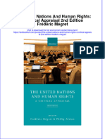 PDF The United Nations and Human Rights A Critical Appraisal 2Nd Edition Frederic Megret Ebook Full Chapter