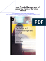 PDF The Public and Private Management of Grief Recovering Normal Caroline Pearce Ebook Full Chapter