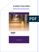 PDF Tort 6Th Edition Paula Giliker Ebook Full Chapter