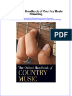 Full Chapter The Oxford Handbook of Country Music Stimeling PDF