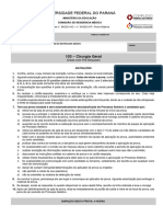 Universidade Federal Do Paraná: 103 - Cirurgia Geral