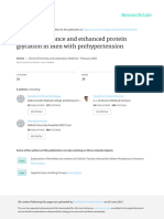 Insulin Resistance and Enhanced Protein Glycation