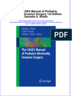 Textbook The Sages Manual of Pediatric Minimally Invasive Surgery 1St Edition Danielle S Walsh Ebook All Chapter PDF