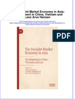 Full Chapter The Socialist Market Economy in Asia Development in China Vietnam and Laos Arve Hansen PDF