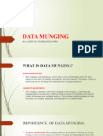 Data Munging