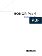 HONOR Pad 9 User Guide - (MagicOS 7.2 - 01, En-Us)