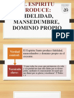 El Espiritu Producec2ad 0bfidelidad Mansedumbre 0bdominio Propio