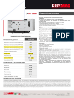 Ficha Técnica Genmac Royal GU375IS 378KVA 3F 120208V