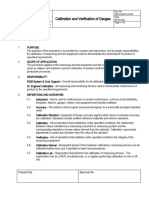 14) Calibration Verification of Gauges