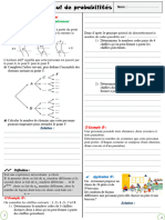 Le Cours PROBABILITE