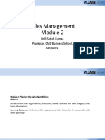 Sales Management - Module 2