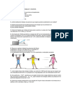 Actividades Energía y Trabajo 1º Bto