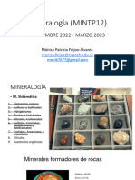 Mineralogía (MINTP12) - SILICATOS