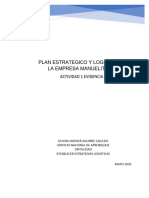 Plan Estrategico y Logistico de La Empresa Manuelita Sa