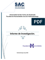 Informe de Investigacion V Ciclo.