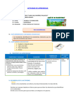 Sesión de Aprendizaje Parraguez Irina 2023