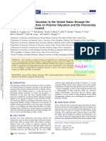 Carraher Et Al 2017 History of Polymer Education in The United States Through The Efforts of The Committee On Polymer