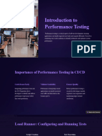 Introduction To Performance Testing