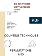 Counting Techniques and Probability Concepts