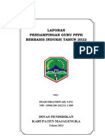 Susunan Laporan Pendampingan Guru PPPK Berbasis Induksi 2022