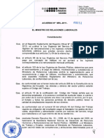 ACUERDO MINISTERIAL No. 00051