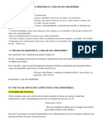 A Vida Do Ministro É A Vida Do Seu Ministério