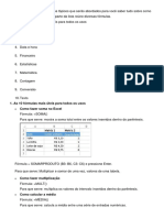 Informática - Rincipais Fórmulas Excel