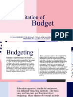 216 Limitation of Budget