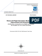 Rotorcraft Flight Simulation Fidelity Improvement and Assessment NATO-STO