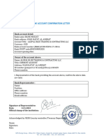 NESR Supplier Bank Account Confirmation Letter - 1