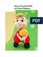 Mr. Valentine Crochet Doll Amigurumi Free Pattern