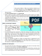 Unit 3.2 BUOYANCY & FLOATATION MCQ'S