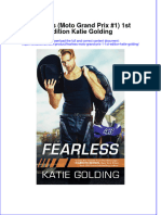 (Download PDF) Fearless Moto Grand Prix 1 1St Edition Katie Golding Online Ebook All Chapter PDF