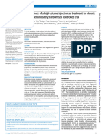 Effectiveness of A High Volume Injection As Treatment For Chronic Achilles Tendinopathy