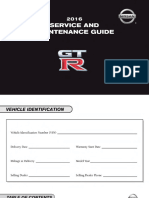 2016 GTR Service Maintenance Guide