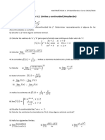 Boletín 6.2. CONTINUIDAD Y LÍMITES II