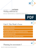 Unit 9 Lecture Slides - Collaborative Communication T124