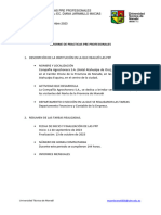 Informe de Practicas Pre Profesionales