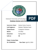 DBMS Lab 06