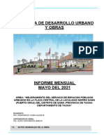 Informe Mensual de Mayo 2021