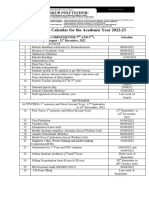 INST. Academic Calendar22-23