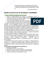 Atividade Gestão de Processos de Produção e Qualidade