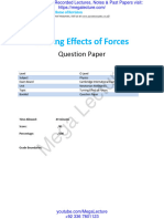 5-Turning Effect of Forces-Newtonian Mechanics-Cie Olevel Physics